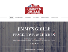 Tablet Screenshot of jimmysgrille.org